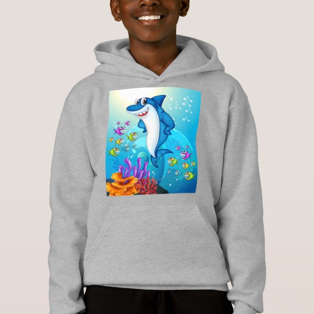 Happy Shark Cartoon-23685 (Front)