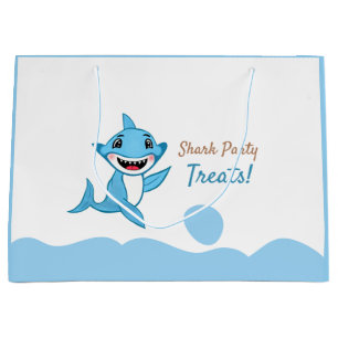 Happy Shark Family Large Gift Bag