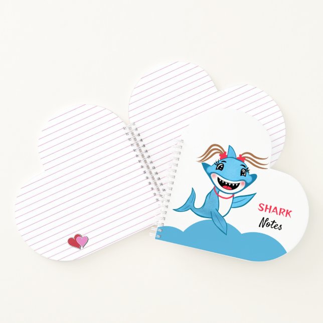 Happy Shark Family Notebook (Inside)