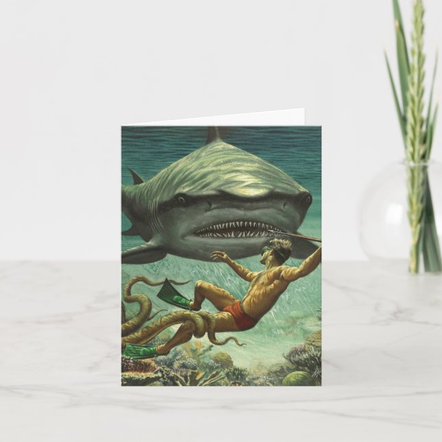 Happy Shark Week card (Front)