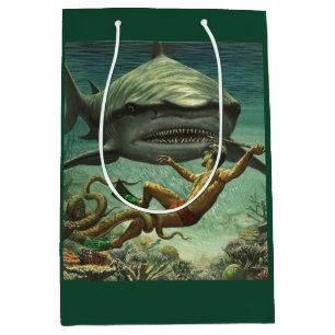Happy Shark Week  Medium Gift Bag