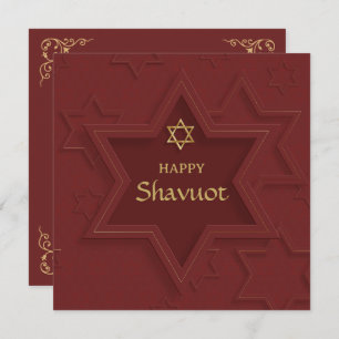 Happy Shavuot Elegant Holiday Card