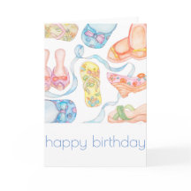 Happy shoes birthday card