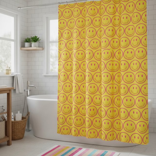 Happy Shower Curtain (Creator Uploaded)
