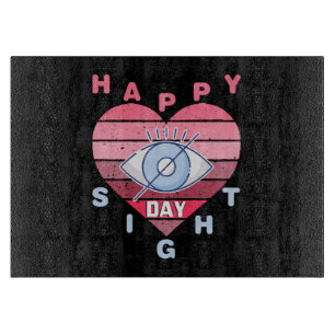 Happy Sight Day Cutting Board