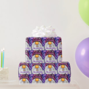 Happy Singing Gnome Christmas Wrapping Paper