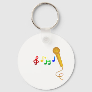 Happy Singing Music Karaoke Key Ring