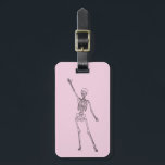 Happy Skeleton Personalized Luggage Tag<br><div class="desc">Happy Skeleton Personalized Luggage Tag</div>