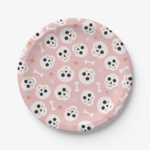 Happy Skeletons Paper Plates 