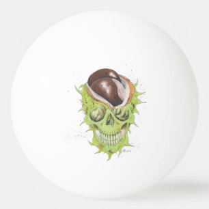 happy skull kastanie ping pong ball