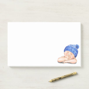 Happy Sleeping Baby Funny Post it Notes