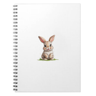 Happy Slime-Covered Bunny Notebook