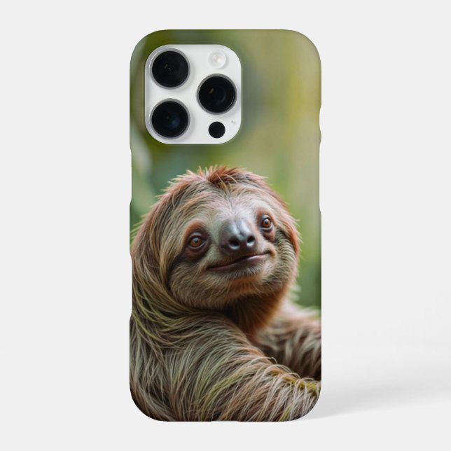 Happy Sloth  iPhone Case (Back)