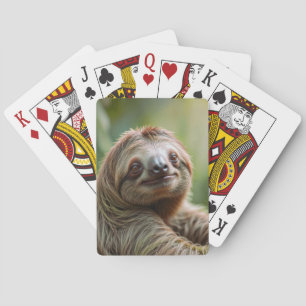Happy Sloth  Playing Cards