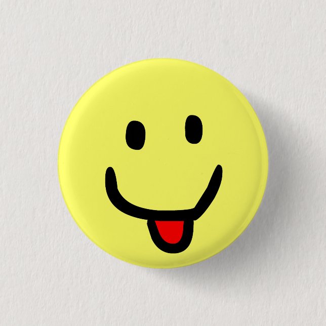 Happy Smile 3 Cm Round Badge (Front)