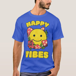 Happy Smile Face Vibes Hippie Style T-Shirt