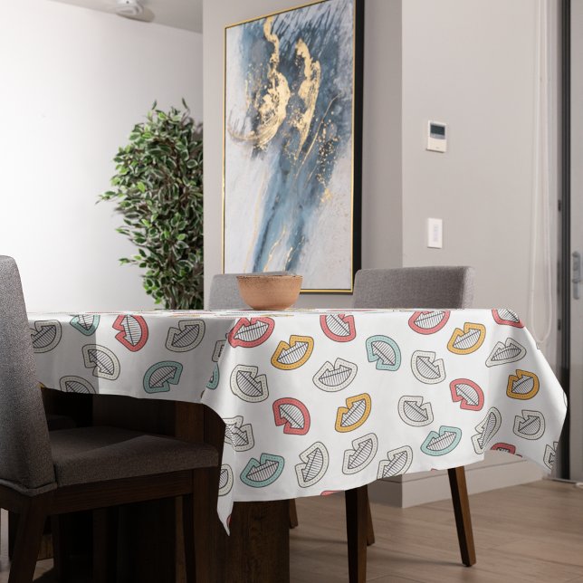 Happy Smile Lips Tablecloth (table cloth)