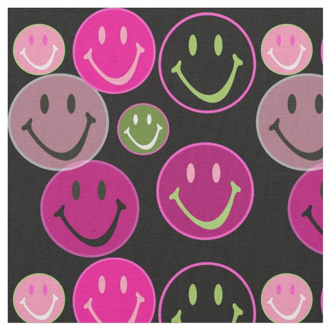 Happy Smiles Fabric (Close Up)