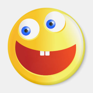 Happy Smilie Magnet