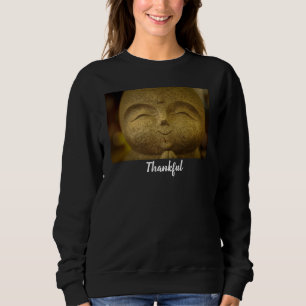  Happy Smiling Buddha Thankful Minimalist Sweatshirt