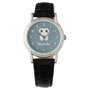 Happy Smiling Dental Tooth Cute Watch
