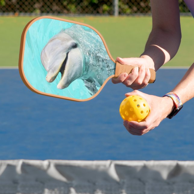 Happy Smiling Dolphin  Pickleball Paddle (Insitu)