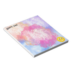 Happy Smiling Face  Notepad