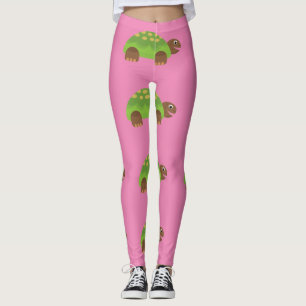 Happy Smiling Turtle Thunder_Cove Leggings