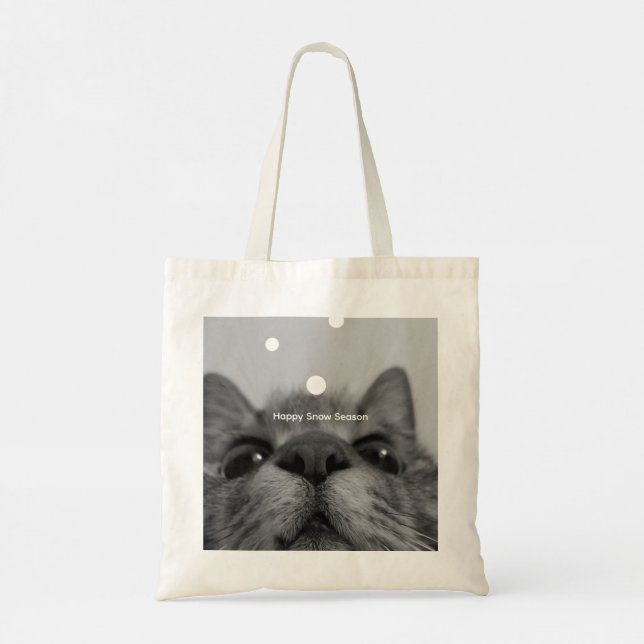 Happy Snow Season  Tote Bag (Back)