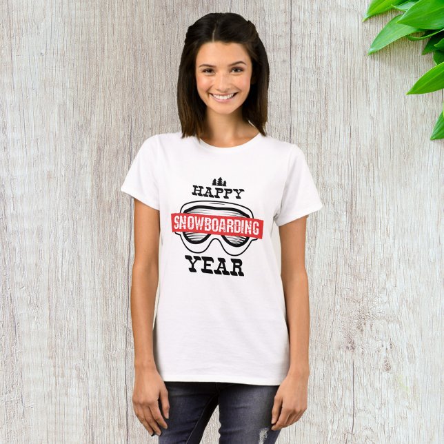 Happy Snowboarding Year T-Shirt (Creator Uploaded)