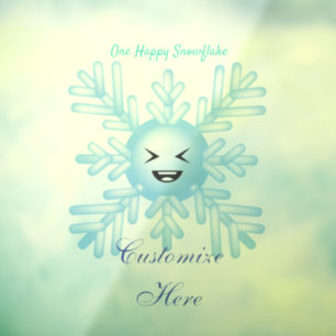 Happy Snowflake Emoticon Thunder_Cove