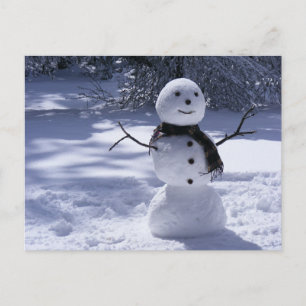 HAPPY SNOWMAN 1 POSTCARD