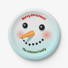 Happy Snowman Face