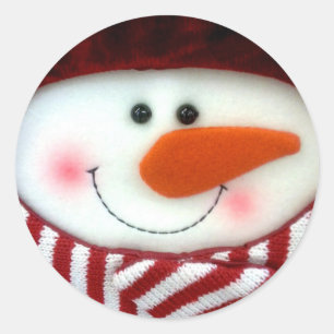 Happy Snowman Sticker