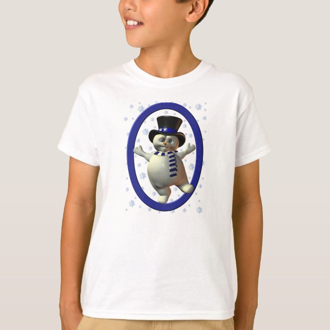 Happy Snowman T-Shirt (Front)