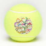 Happy Snowmans Christmas Gift Tennis Balls<br><div class="desc">Happy Snowmans Merry Christmas Party Funny Drawing Cartoon Snowman Celebration - Choose / Add Your Unique Text / Font / Color - Make Your Special Gift - Resize and move or remove and add elements / image with customization tool ! - Drawing and Design by MIGNED. You can also transfer...</div>