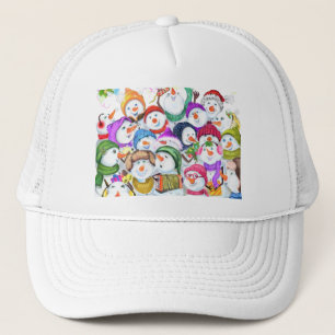 Happy Snowmans Christmas Hat