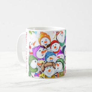 Happy Snowmans Christmas Party Mug