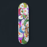 Happy Snowmans Christmas Skateboard<br><div class="desc">Skateboards with Happy Snowmans Merry Christmas Party Funny Drawing Cartoon Snowman Celebration Skateboard - or Choose / Add Your Unique Text / Font / Colour - Make Your Special Gift - Resize and move or remove and add elements / image with customisation tool ! - Drawing and Design by MIGNED....</div>