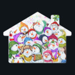 Happy Snowmans Merry Christmas Party Funny Drawing Garden Sign<br><div class="desc">Happy Snowmans Merry Christmas Party Funny Drawing Cartoon Snowman - Choose / Add Your Unique Text / Font / Colour - Make Your Special Gift - Resize and move or remove and add elements / image with customisation tool ! - Drawing and Design by MIGNED. You can also transfer my...</div>