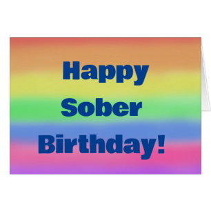 Happy   sober birthday
