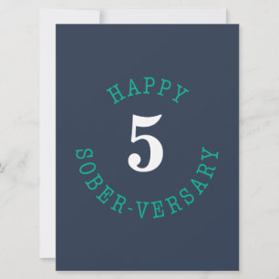 Happy Sober-versary Card