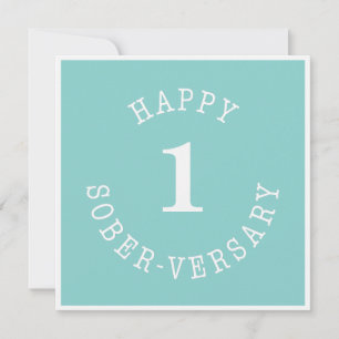 Happy Sober-versary Card