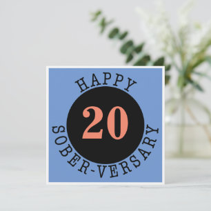 Happy Sober-versary Card