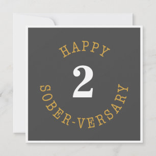 Happy Sober-versary Card