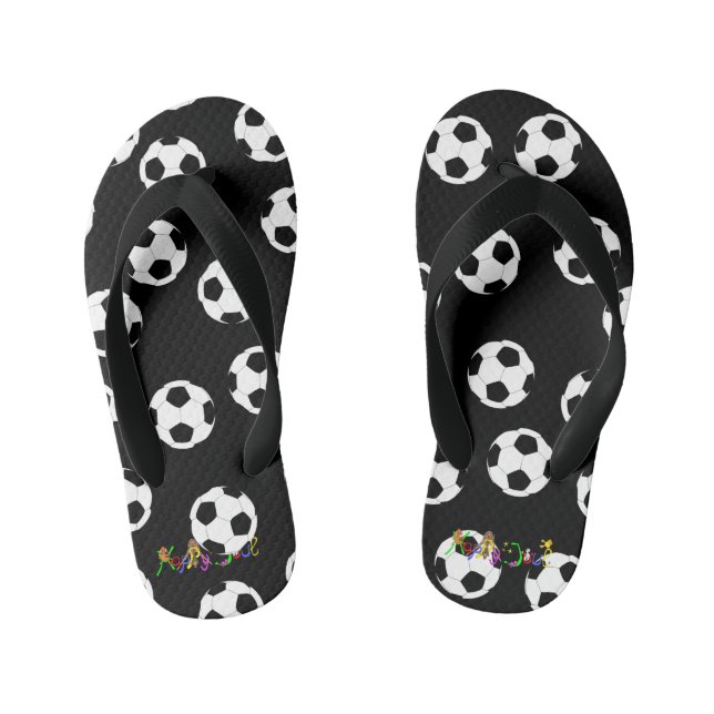 Happy Soccer by The Happy Juul Company Kid's Thongs (Footbed)