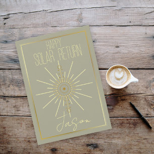 Happy Solar Return Card