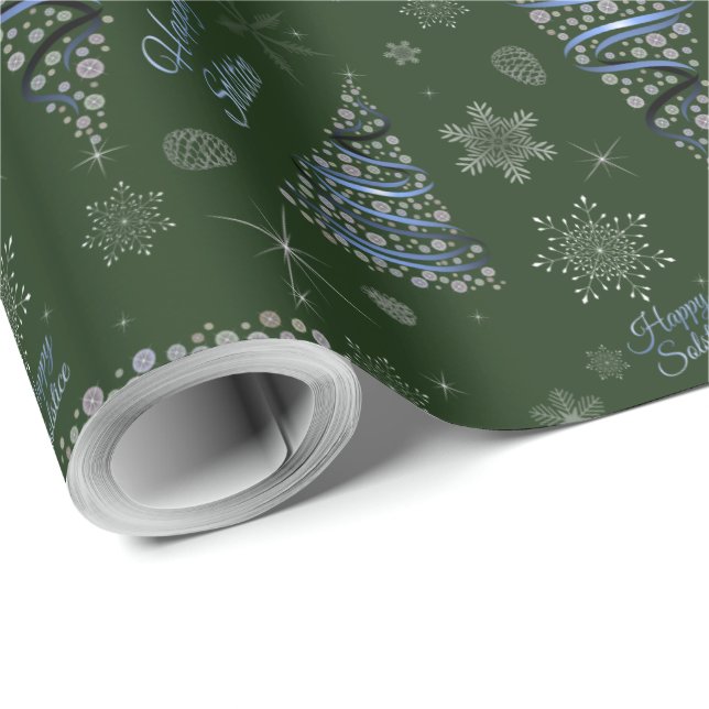 Happy Solstice Wrapping Paper (Roll Corner)