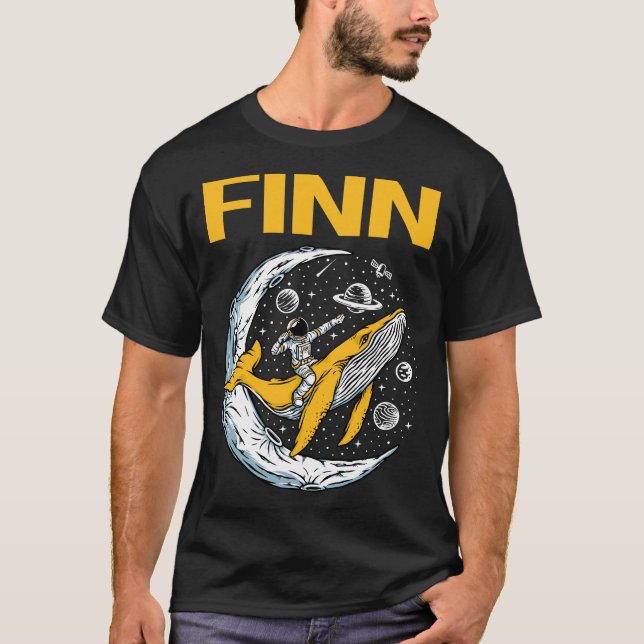 Happy Space - Finn Name T-Shirt (Front)