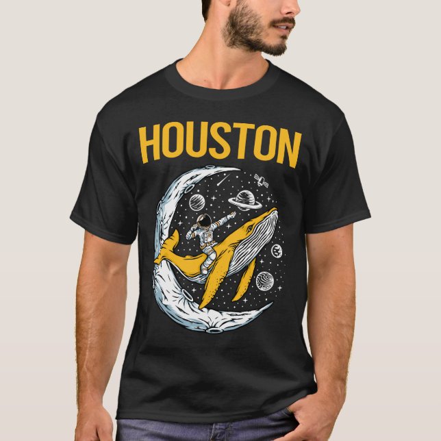 Happy Space - Houston Name T-Shirt (Front)